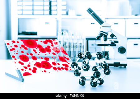 Laboratory nanotechnology research carbon structures Stock Photo