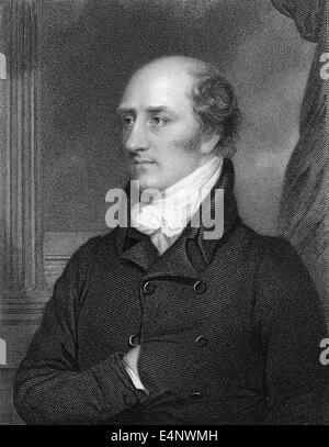 George Canning, 1770 - 1827, a British politician, foreign minister and prime minister Stock Photo