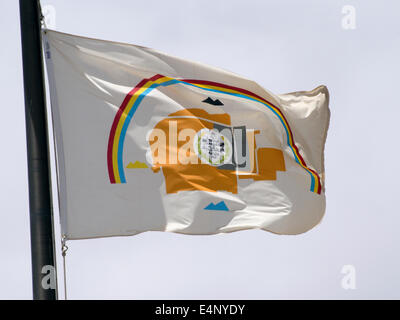 Navajo Nation Flag USA Stock Photo