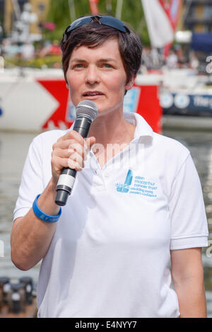 ellen macarthur yacht round alamy dame patricia dbe london