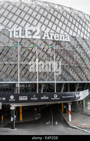 Tele2 Arena in Stockholm Stock Photo