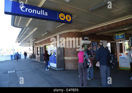 Cronulla Train Station In Sydney’s South Stock Photo - Alamy