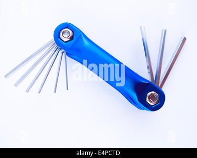 Picture of an allen tool. Picture of detail. Stock Photo