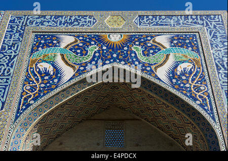 Nadir Divan-Beghi madrasah, Bukhara, Uzbekistan Stock Photo