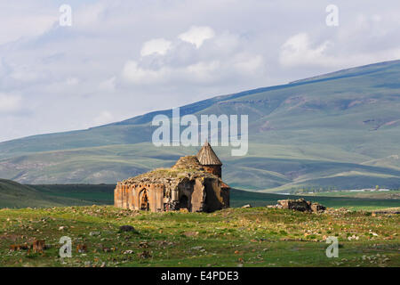 Cathedral of Kars, former Armenian capital Ani, Kars, Silk Route, Eastern Anatolia Region, Anatolia, Turkey Stock Photo