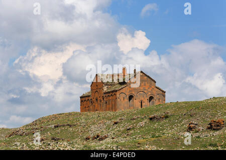 Cathedral of Ani, former Armenian capital Ani, Kars, Silk Route, Eastern Anatolia Region, Anatolia, Turkey Stock Photo