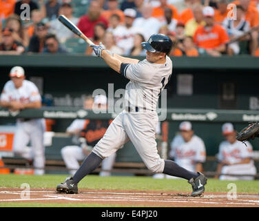 2009 Yankees: Brett Gardner hits an inside-the-park home run vs Twins  (5.15.09) 