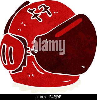 cartoon astronaut helmet Stock Vector