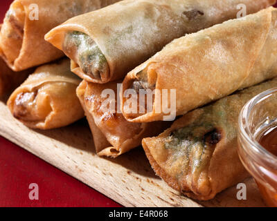 Spring rolls Stock Photo