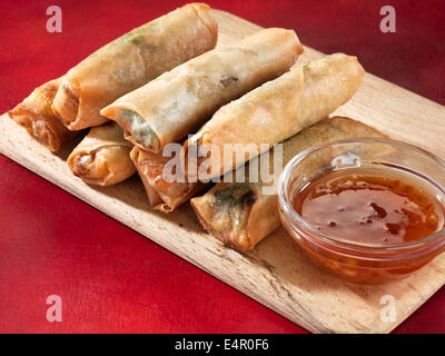 Spring rolls Stock Photo