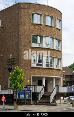 Kennington Police Station in Kennington Road, Lambeth, London Stock Photo