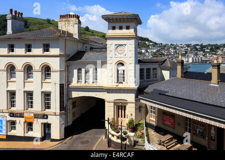 kingswear railway station devon england Stock Photo