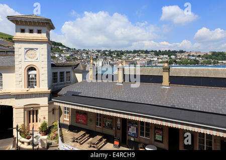 kingswear railway station devon england Stock Photo