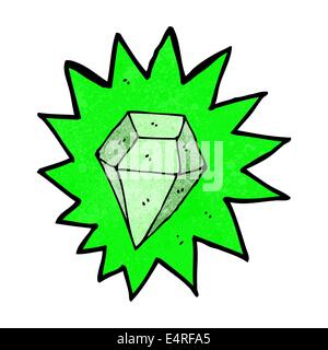 cartoon huge emerald Stock Vector