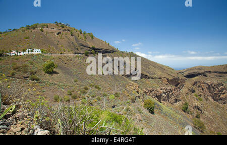 Caldera de Bandama, volcanic caldera, Inland Gran Canaria Stock Photo ...