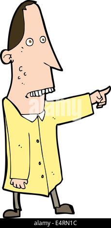 cartoon ugly man pointing Stock Vector Image & Art - Alamy