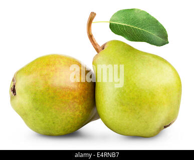 pears isolated on white background. Stock Photo