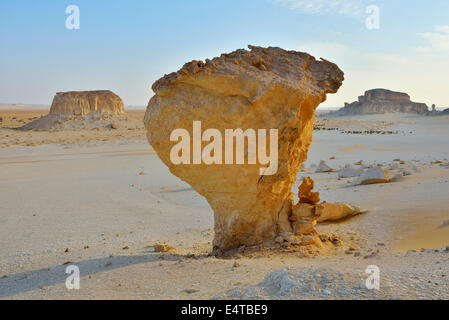 Rock Formation in Desert, Matruh Governorate, Libyan Desert, Sahara Desert, Egypt, Africa Stock Photo