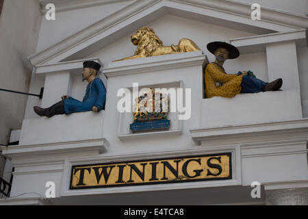 Twinings shop on 216 Strand London Stock Photo