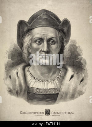 Christopher Columbus: Discoverer of America 1492 Stock Photo