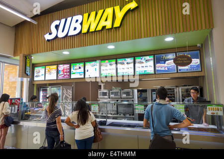 Melbourne Australia,Carlton,Parkville,University of Melbourne,campus,school,Union House,student students Asian man men male,subway,train,sandwiches,su Stock Photo