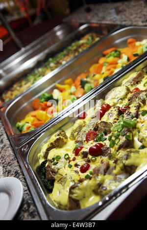 Delicious vegetables on a buffet table Stock Photo