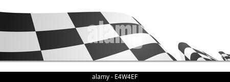 racing flag Stock Photo