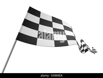 racing flag Stock Photo