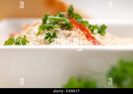 moutabal baba ghanoush eggplant dip Stock Photo