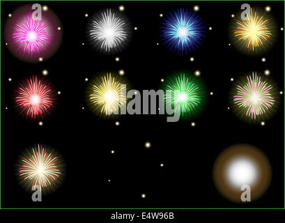 fireworks Stock Photo