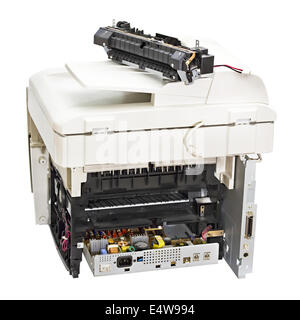 broken laser printer Stock Photo