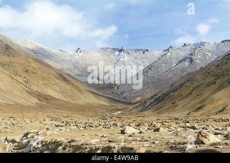 mountain valley in the Himalayas Stock Photo