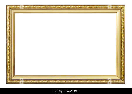 gold-patterned frame for a picture Stock Photo