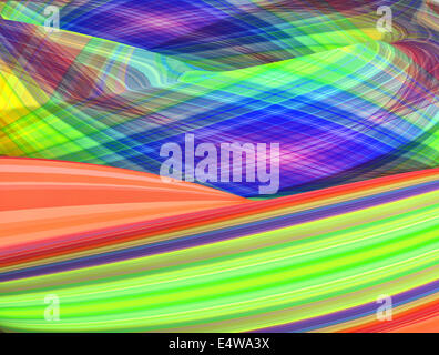 colorful raster rainbow abstract background Stock Photo