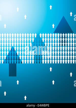 urban background with arrows Stock Photo - Alamy