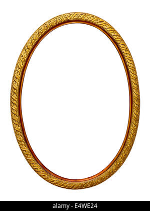 gold-patterned frame for a picture Stock Photo