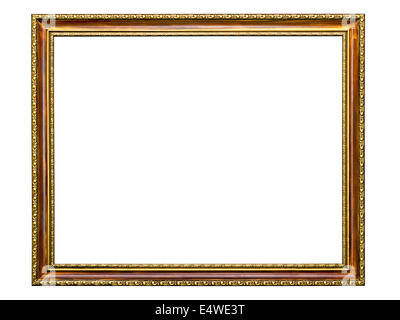 gold-patterned frame for a picture Stock Photo