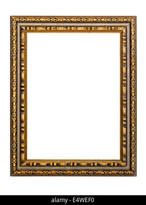 gold-patterned frame for a picture Stock Photo