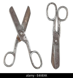 Rusty tailor scissors Stock Photo