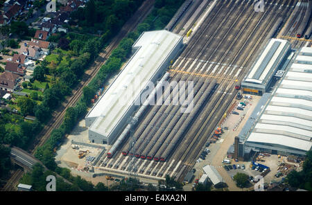 London Underground train depot at Upminster, South East England, UK Stock Photo