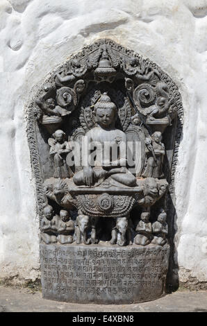 Stone Buddha statue Stock Photo