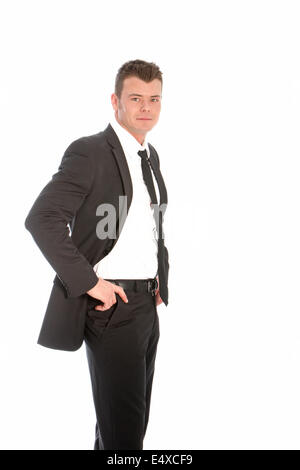 Handsome confident businessman Stock Photo