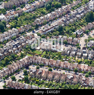 Suburban housing North London, around Hornsea area, south east England, UK Stock Photo