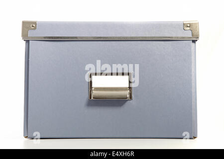 Document box isolated on white Stock Photo