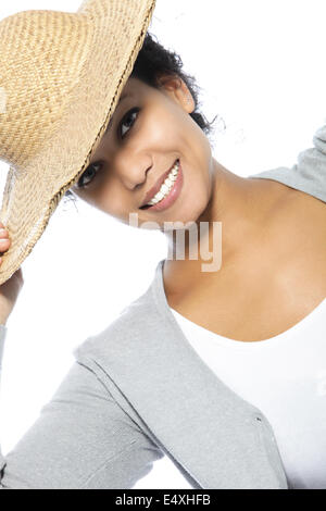 Pretty young woman Stock Photo