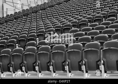 Plastic chairs Stock Photo