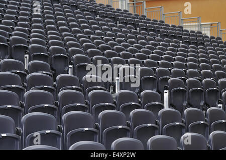 Plastic chairs Stock Photo