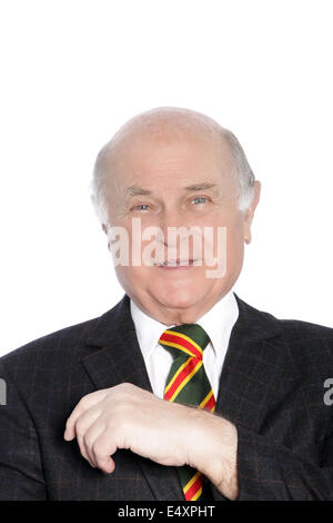 Portrait of a stylish elderly gentleman Stock Photo