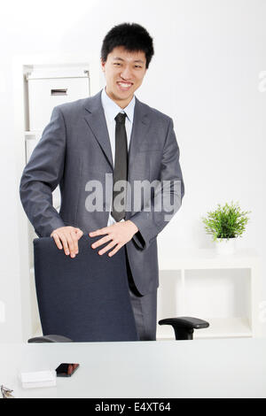Successful confident Asian businessman Stock Photo