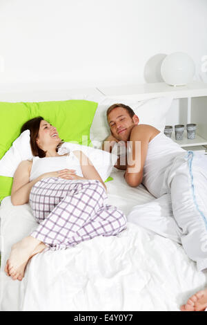 Young couple having a relaxing day Stock Photo